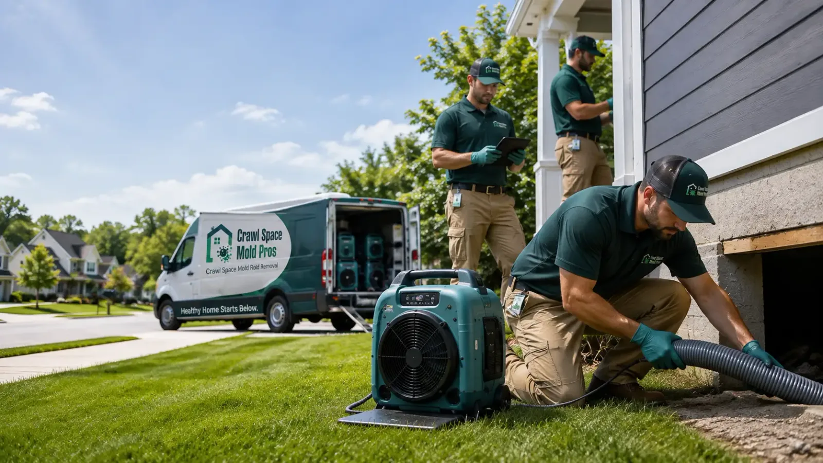 Crawl Space Mold Removal in Lagrange, ME